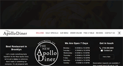 Desktop Screenshot of newapollodiner.com